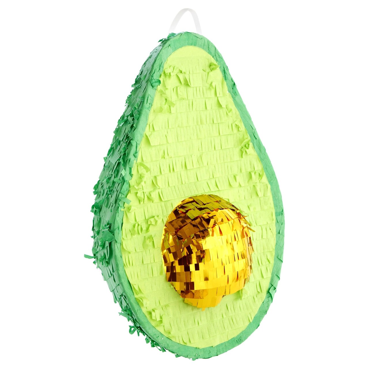 Avocado Pinata for Cinco De Mayo Party Decorations, Mexican Fiesta (Small, 15x10.5x6.5 in)